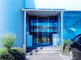 のテラス屋根 プレシオステラスII R型 テラスタイプ 単体 積雪〜20cm対応 施工例