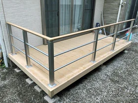 YKKAPのウッドデッキ リウッドデッキ 200 施工例