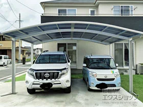 YKKAPのカーポート レイナツインポートグラン　積雪～20cm対応 施工例