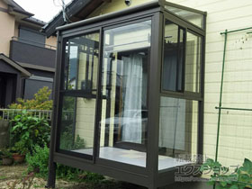 のテラス囲い・サンルーム サニージュ F型 床納まり ランマ無 積雪〜20cm対応 施工例