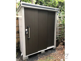 の物置・屋外倉庫 エルモ 一般型 1870×820×2122 LMD-1808-DW 施工例