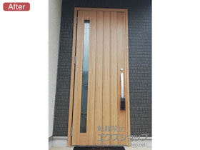 の玄関ドア ジエスタ 断熱K4仕様 手動 片開き（L）P20型 施工例