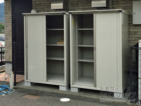 の物置・屋外倉庫 グランプレステージジャンプ 1304×900×1900（GP-139A-F） GP-139A-F-MW 施工例