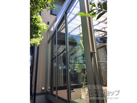 のテラス囲い・サンルーム サニージュ F型 床納まり ランマ無 積雪〜20cm対応 施工例