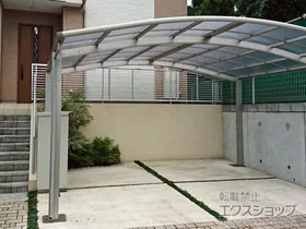 YKKAPのカーポート レイナツインポートグラン　積雪～20cm対応 施工例
