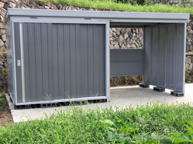 の物置・屋外倉庫 ネクスタウィズ 一般型 4420×2210×2075（NXN-48S・48SK） 施工例