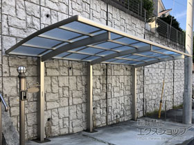 のカーポート レイナポートグラン 延長　積雪〜20cm対応 施工例