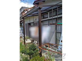 のテラス屋根 ソラリア F型 テラスタイプ 単体 積雪〜20cm対応 施工例