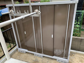 の物置・屋外倉庫 シンプリー 一般型 （MJX-216E-P） 施工例