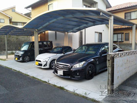 のカーポート レイナツインポートグラン　積雪〜20cm対応 施工例