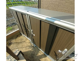 の物置・屋外倉庫 エスモ 一般型 1200×520×1501 ESE-1205E-DW 施工例