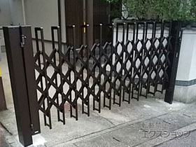 のカーゲート トリップゲート NC型 ノンキャスター 片開き 30S 施工例