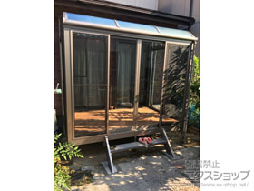 のテラス囲い・サンルーム サニージュ R型 床納まり ランマ無 積雪〜20cm対応 施工例
