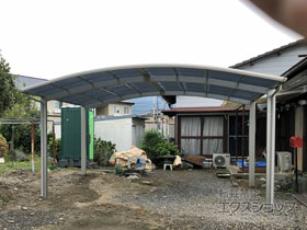 のカーポート プレシオスポート ワイド 積雪〜20cm対応 施工例