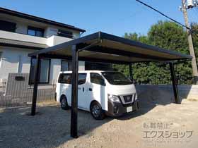 のカーポート テリオスポートIII 1500 3台用 角柱4本柱 積雪〜50cm対応 施工例