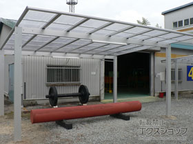 のカーポート エフルージュ ツイン 積雪〜20cm対応 施工例