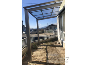 のテラス屋根 フーゴF 独立テラスタイプ 単体 積雪〜20cm対応 施工例