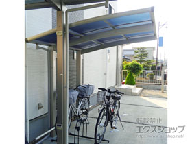 のサイクルポート・駐輪場 プレシオスポート ミニ 積雪〜20cm対応 施工例