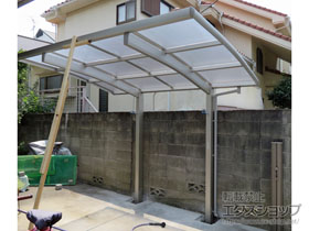 のサイクルポート・駐輪場 レイナポートグランミニ 積雪〜20cm対応 施工例