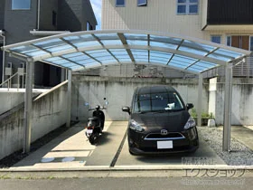 YKKAPのカーポート レイナツインポートグラン　積雪～20cm対応 施工例