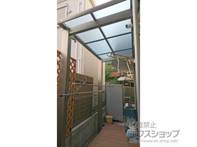 のテラス屋根 レボリューD テラスタイプ 単体 積雪〜20cm対応 施工例