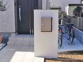 の機能門柱・ポスト ウォールスクリーン ファンクション門袖 施工例
