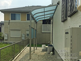 のテラス屋根 ソラリア R型 テラスタイプ 単体 積雪〜20cm対応 施工例