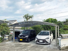 のカーポート レイナツインポートグラン　積雪〜20cm対応 施工例