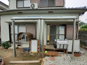 のテラス屋根 ソラリア R型 テラスタイプ 単体 積雪〜20cm対応 施工例