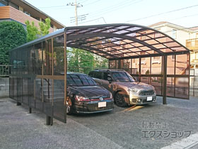 のカーポート レイナツインポートグラン　積雪〜20cm対応 施工例