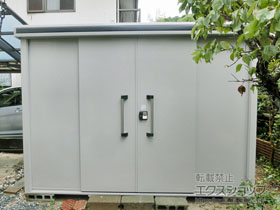 の物置・屋外倉庫 エルモ 一般型 2920×2220×2117 LMD-2922-CB 施工例