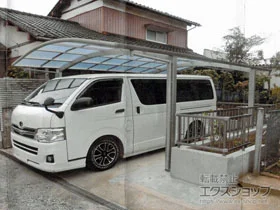 YKKAPのカーポート レイナツインポートグラン　積雪～20cm対応 施工例