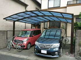 YKKAPのカーポート レイナツインポートグラン　積雪～20cm対応 施工例