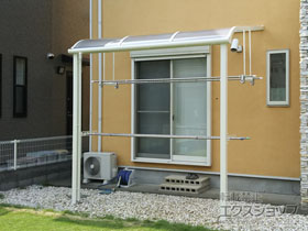 のテラス屋根 ソラリア R型 テラスタイプ 単体 積雪〜20cm対応 施工例