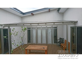 のテラス屋根 ソラリア F型 テラスタイプ 単体 積雪〜20cm対応 施工例