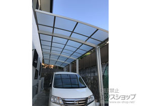 のカーポート レイナポートグラン 縦連棟　積雪〜20cm対応 施工例