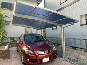 のテラス屋根 ソラリア F型 テラスタイプ 単体 積雪〜20cm対応 施工例