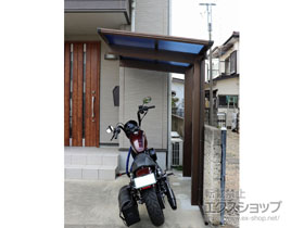 のサイクルポート・駐輪場 エフルージュグランミニ 積雪〜20cm対応 施工例