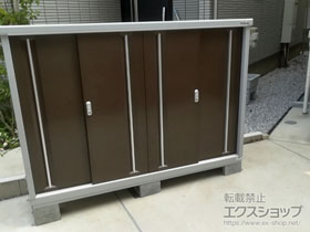 の物置・屋外倉庫 シンプリー 一般型 1940×515×1303 MJX-195C-P-【TB】 施工例