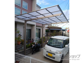 のカーポート ネスカF (フラットスタイル) 積雪〜20cm対応 施工例