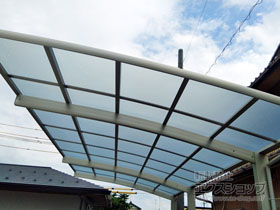 のカーポート レイナポートグラン 延長　積雪〜20cm対応 施工例