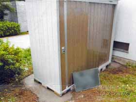 の物置・屋外倉庫 ネクスタ 一般型 2210×950×2020（NXN-21S） NXN-21S-MB 施工例