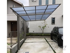 のカーポート ネスカF (フラットスタイル) 積雪〜20cm対応 施工例