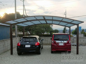 のカーポート レイナツインポートグラン　積雪〜20cm対応 施工例