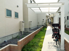 のサイクルポート・駐輪場 セルフィ ミニ 積雪〜20cm対応 施工例