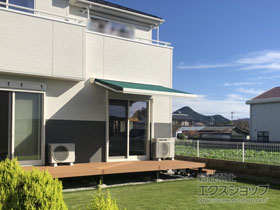 のオーニング・日よけ 彩風 あやかぜ S型 手動式 施工例