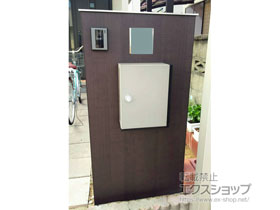 の機能門柱・ポスト ウォールスクリーン ファンクション門袖 施工例