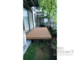 のウッドデッキ リウッドデッキ 200＋リウッドデッキ200 点検口 施工例