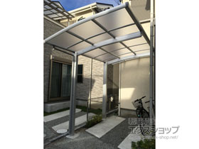 のサイクルポート・駐輪場 レイナポートグランミニ 積雪〜20cm対応 施工例