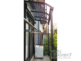 のテラス屋根 プレシオステラスII R型 テラスタイプ 単体 積雪〜20cm対応 施工例